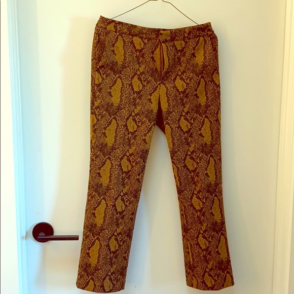 Joie snake skin pants size 6 cropped  2019 fall - Picture 6 of 6